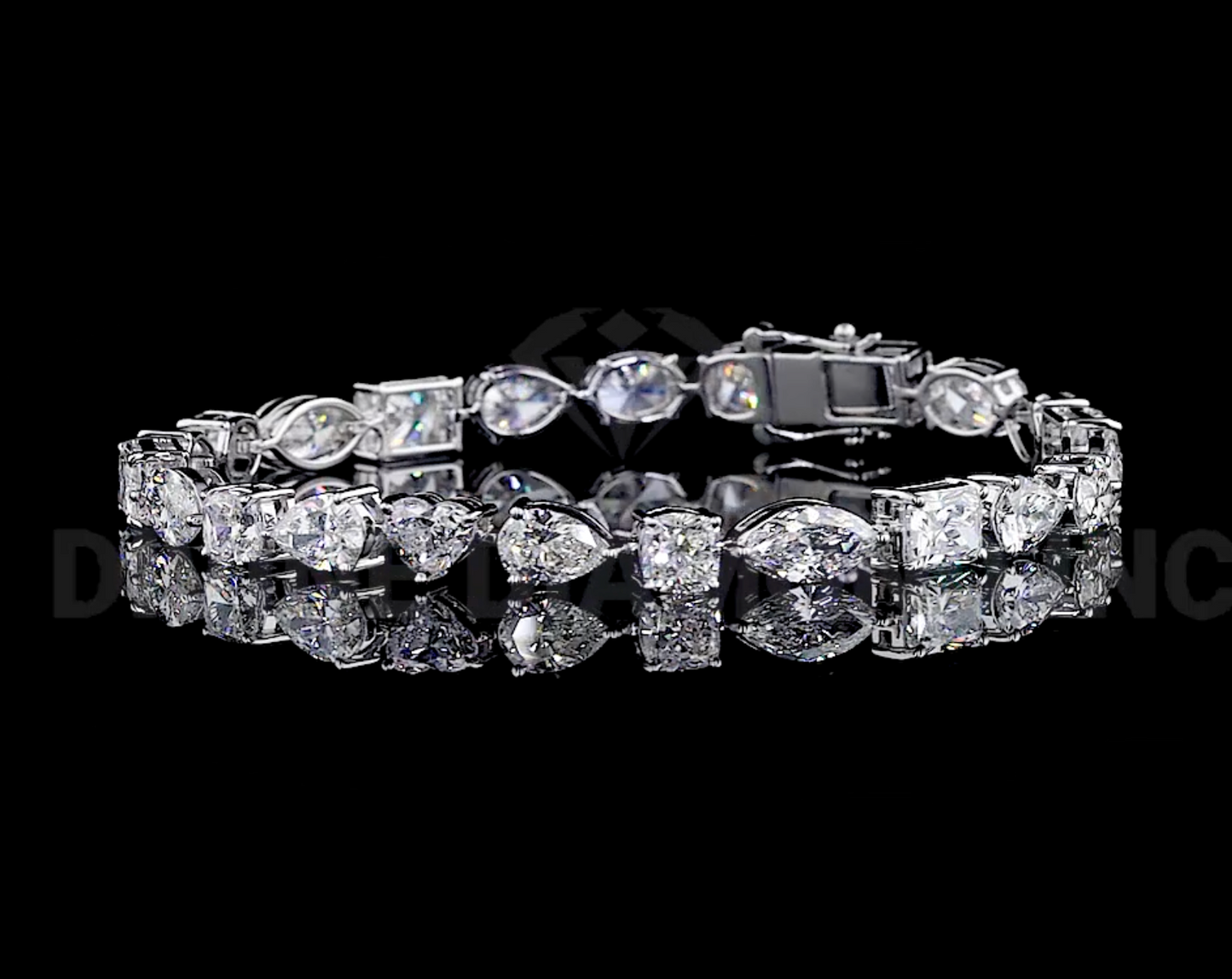 Fancy Lab grown Diamond Bracelet