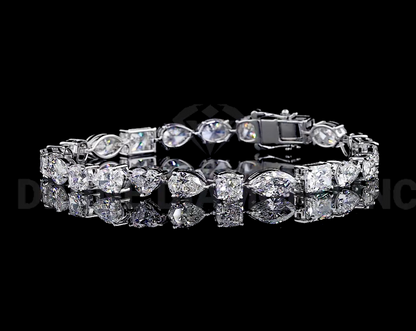 Fancy Lab grown Diamond Bracelet