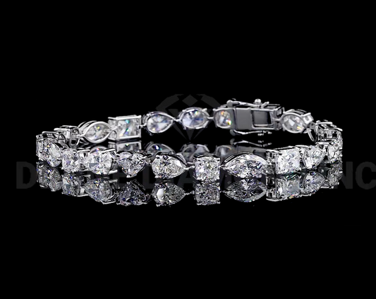 Fancy Lab grown Diamond Bracelet