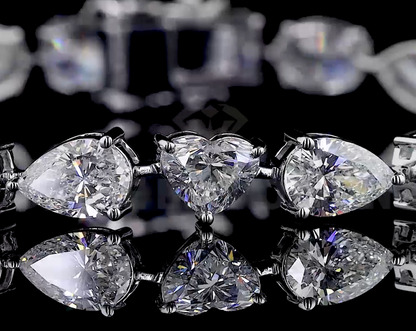 Fancy Lab grown Diamond Bracelet