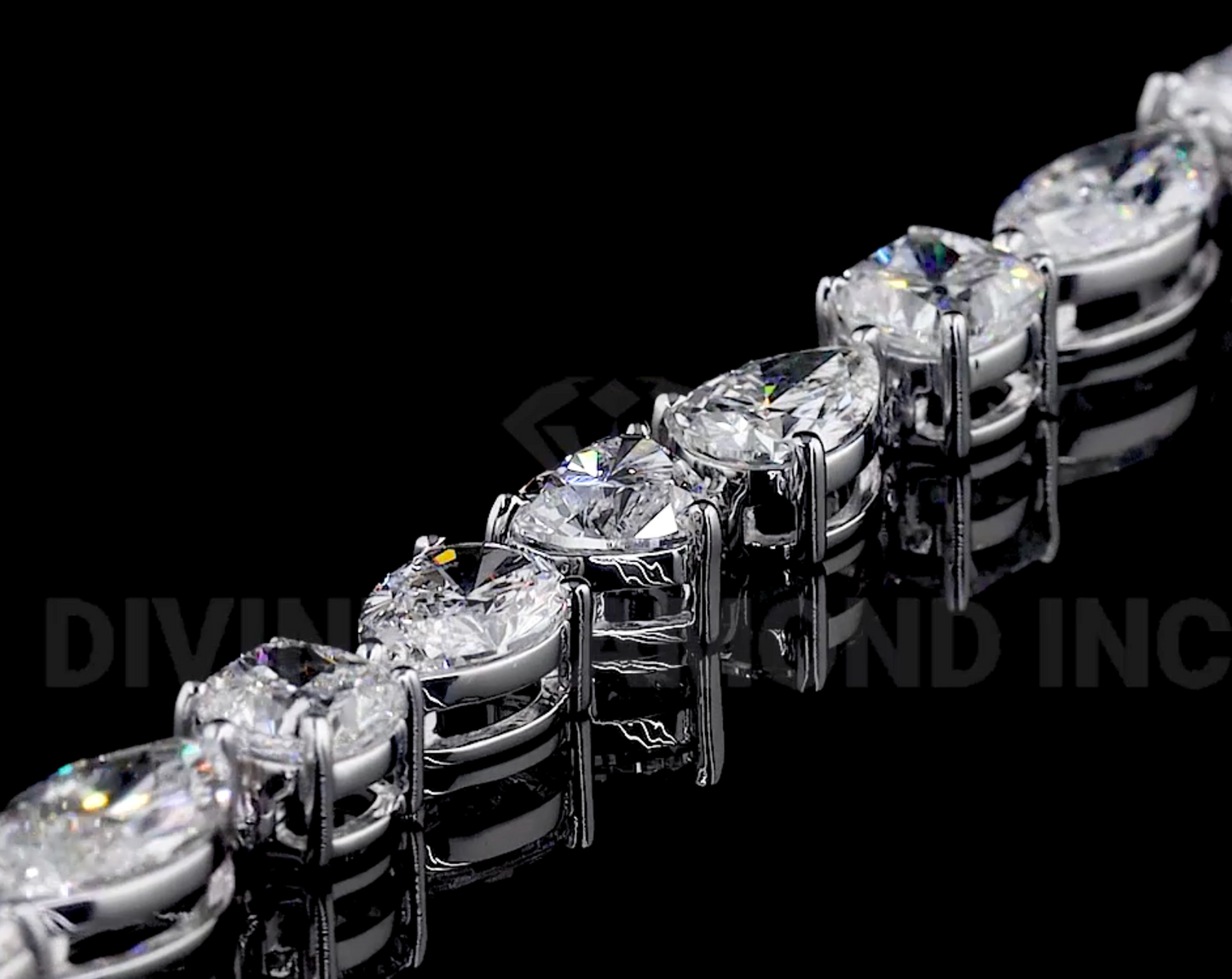 Fancy Lab grown Diamond Bracelet