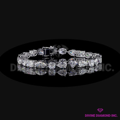 Fancy Lab grown Diamond Bracelet